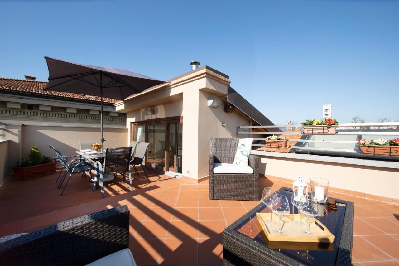 Rooftop Delight With Terrace Lucca Buitenkant foto